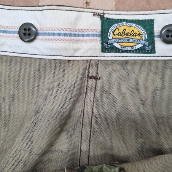 Cabelas Snake Proof REAL Tree Camo Outdoor Hunting Hiking Pants 42 x28 USA Made - Picture 15 of 16